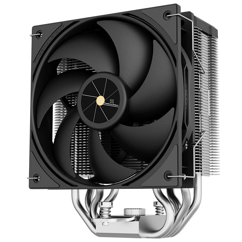 Радиатор с воздушным охлаждением LI-MIN AX120R DIGITAL BLACK, ARGB, фантазийные цвета, черный, цифровой дисплей, 4 тепловые трубки