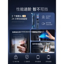 全自动指纹锁家用防盗门人脸识别智能门锁可视猫眼电子密码锁