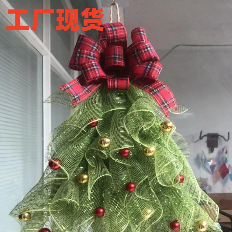 クリスマスツリーの花輪が国境を越えた新製品のシミュレーションクリスマス花輪門飾り家の祝日庭園装飾道具|undefined