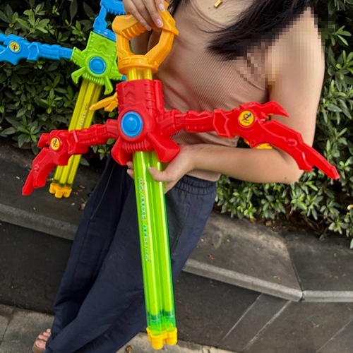 Water Gun Children's Pull-Start Water Gun Summer Water Play Water Fight Beach Water Play Sand Digging Toy Set