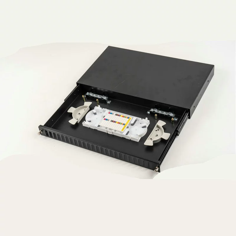 Выдвижная распределительная рамка без лотков 12-портовая 24-портовая выдвижная распределительная рамка для оптоволокна утолщенная распределительная рамка для компьютерной комнаты