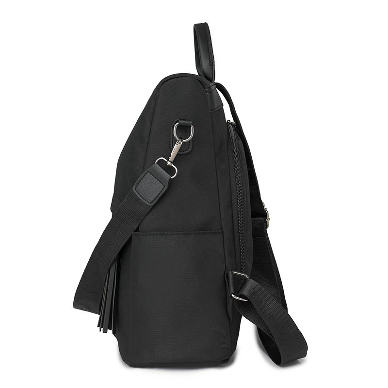 Mochila antirrobo para mujer 2024 nuevo estilo casual de color sólido para mujer mochila simple y versátil de gran capacidad y mochila ligera de moda