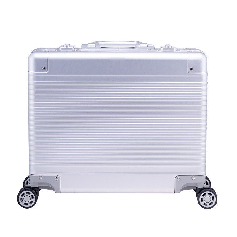 Factory horizontal version captain luggage 20-inch boarding case small luggage computer box business universal wheel password box