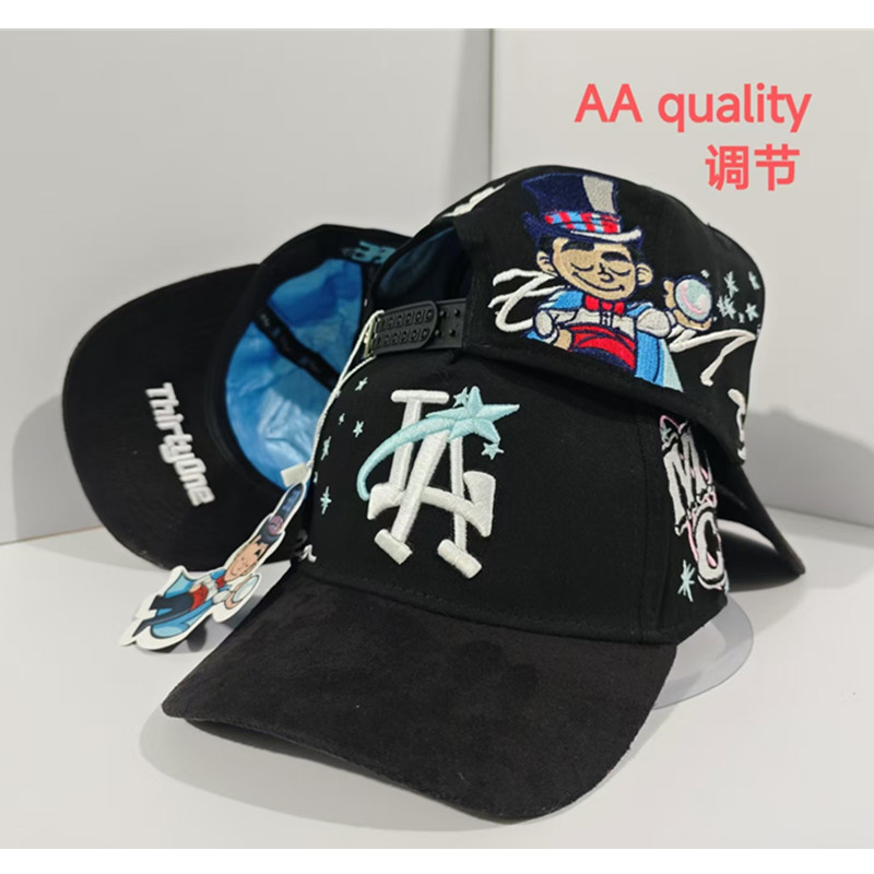 2025 borde doblado transfronterizo ajustable abrasivo doble capa sin chips letras de moda masculinas y femeninas gorra de lengua de pato neutra