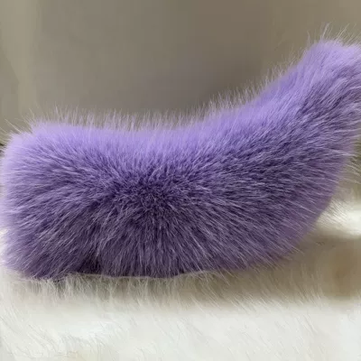 Car ornaments Small Tail for Electric Vehicles - purple-voice-control-remote-control-luminous-model