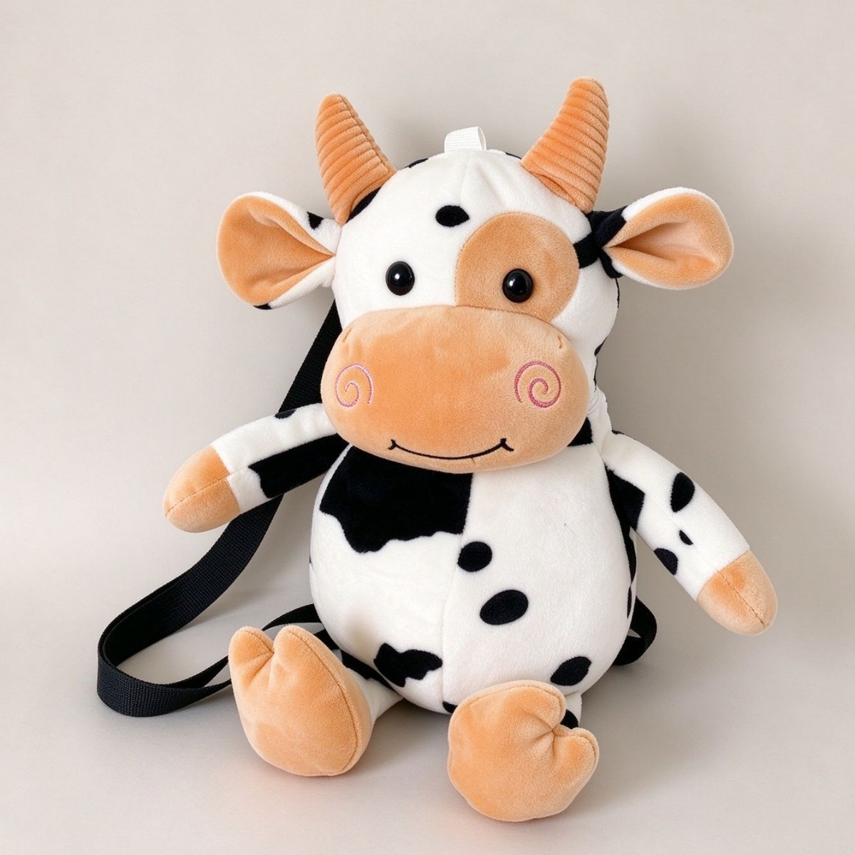 Wholesale Children's Little Cow Plush Cartoon Crossbody Bag Cute Female Shoulder Parent-Child Mobile Phone Bag Grabber Doll Gift
