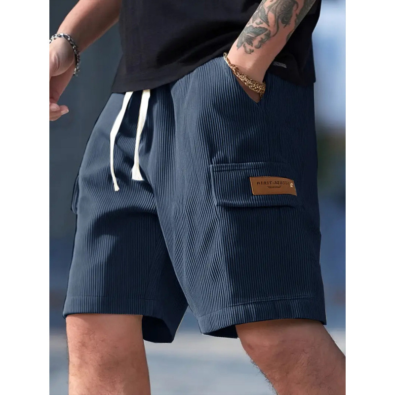 Cross-Border American Work Shorts Men's Summer Striped Loose Straight Five-Point Pants Youth Sports Casual Pants Men Cross-Border American Work Shorts Men's Summer Striped Loose Straight Five-Point Pants Youth Sports Casual Pants Men