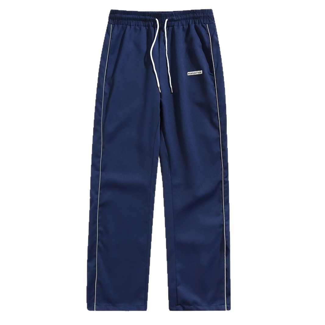 New Woven European And American High Street Fashion Brand Retro Casual Jogger Pants Men's Cross-Border Dropshipping_voghion.com