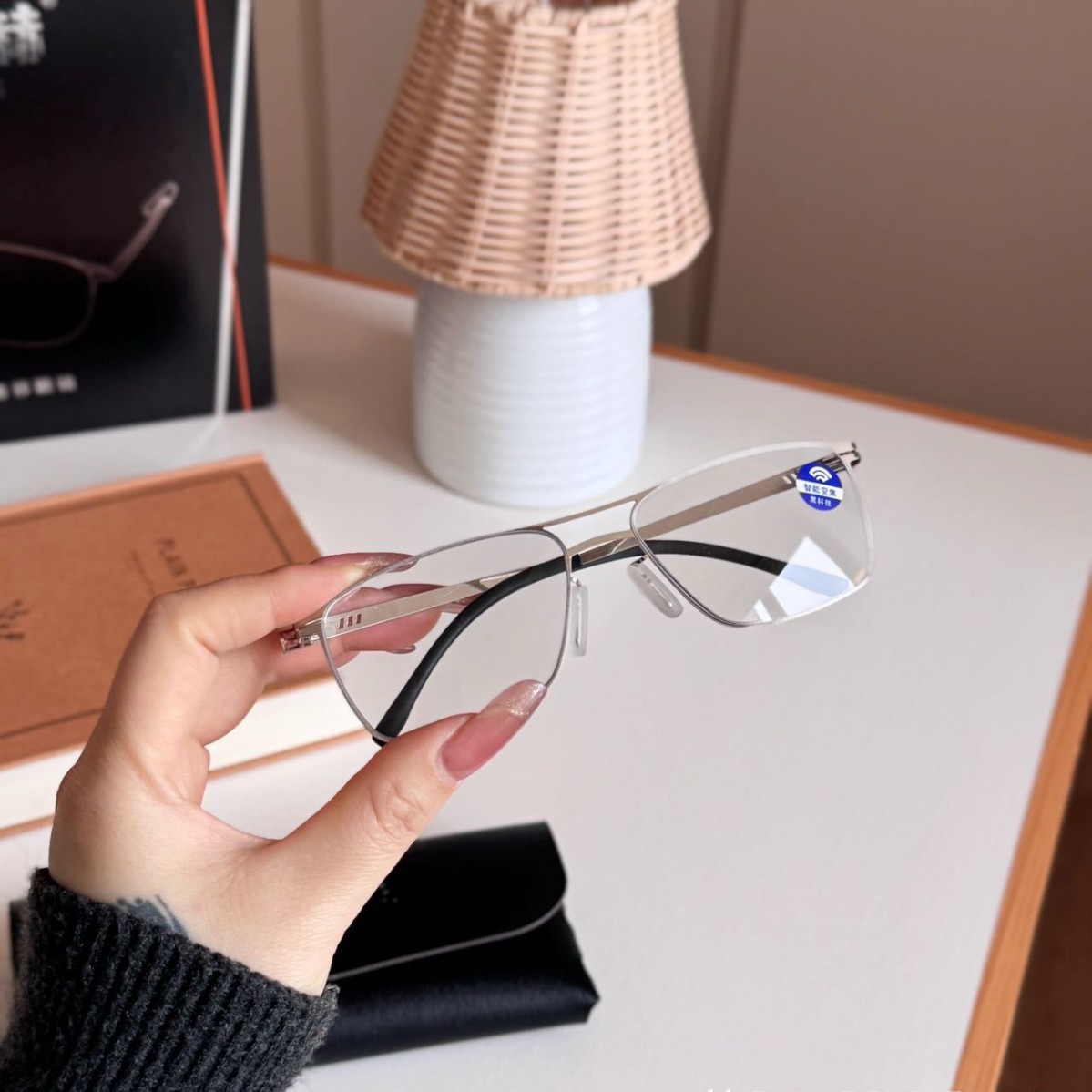 [individual glasses] 8808 zoom color-changing reading glasses