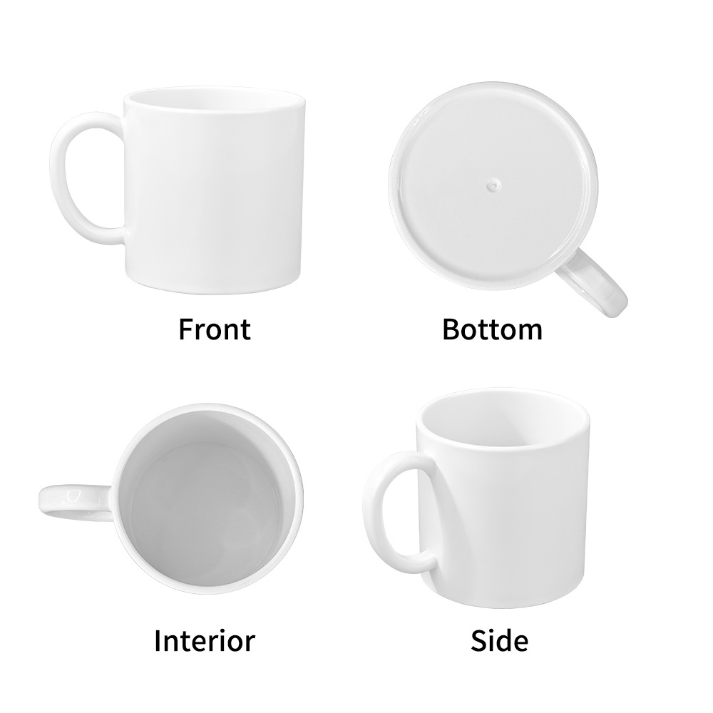Nuevo producto Taza de café de sublimación Personalidad Creativo en blanco Material DLY al por mayor