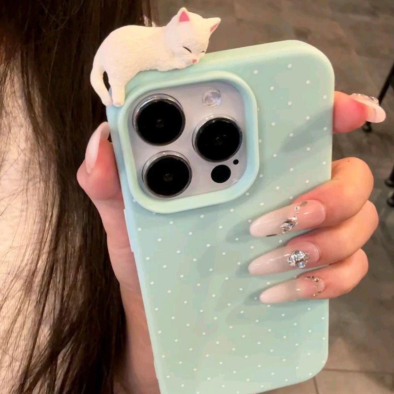 画面いっぱいの黒点はアップルの16携帯ケースの女性用全包iPhone XRシリコンを適用する. ソフトシェルSE(第二世代)|undefined