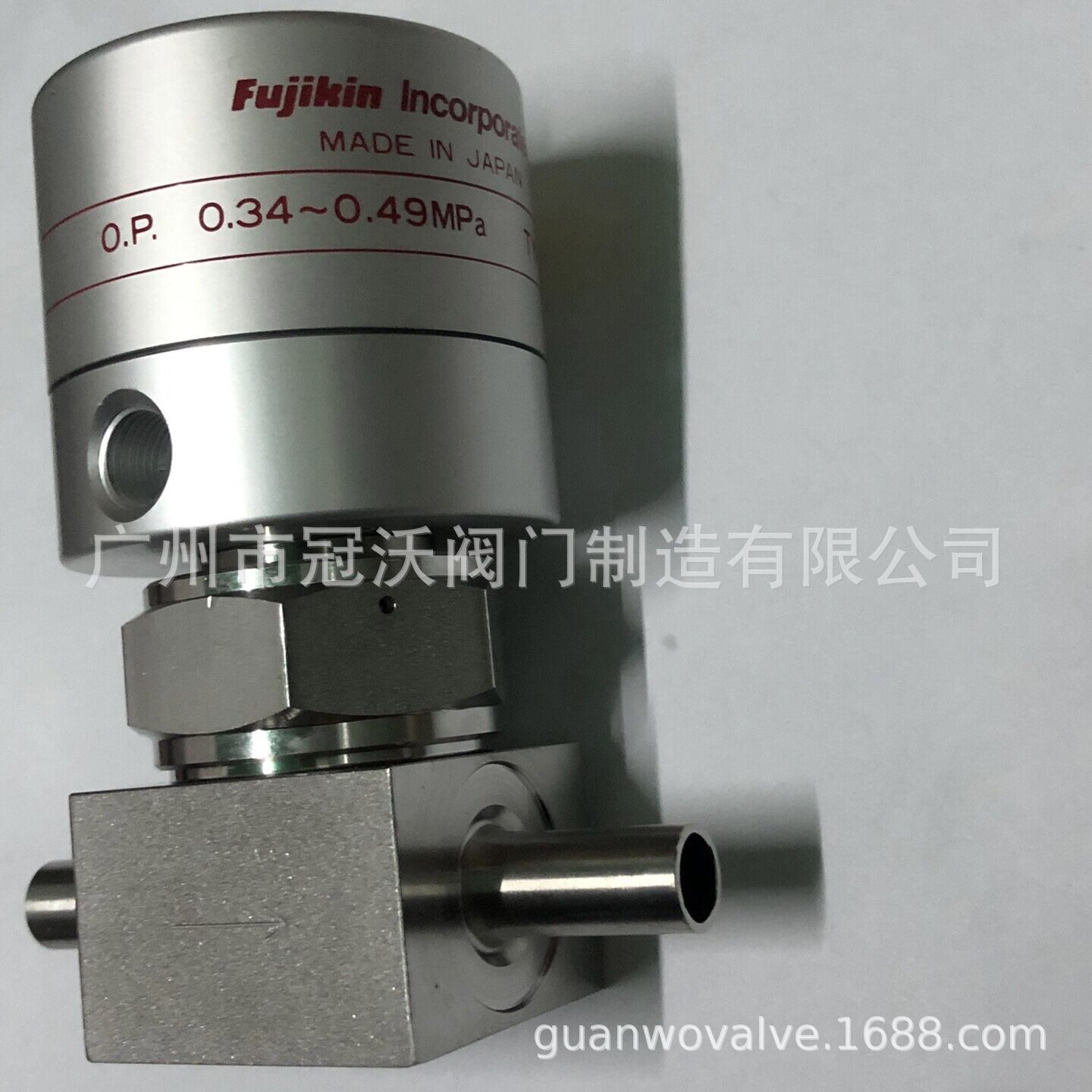 富士金隔膜阀FPR-91-6.35 FP-91-6.35 FP-ND-91-6.35气动隔膜阀