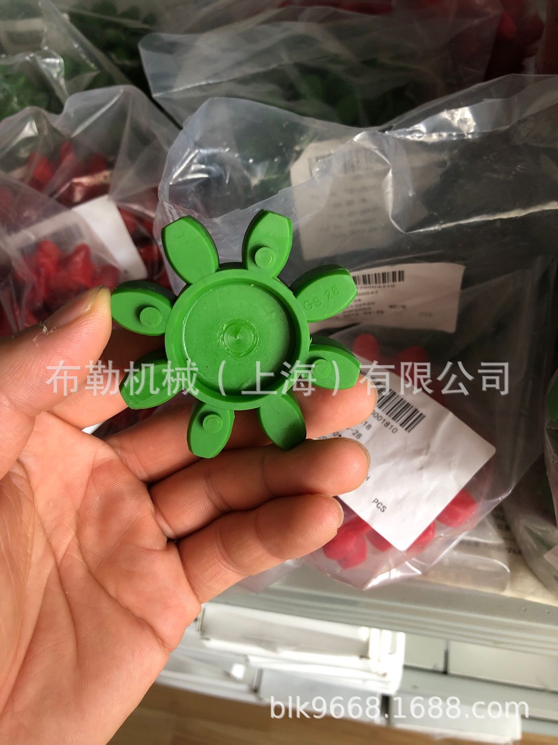 上海布勒紫色弹性体/梅花联轴器胶垫ES28 缓冲块/星型对轮胶圈GR