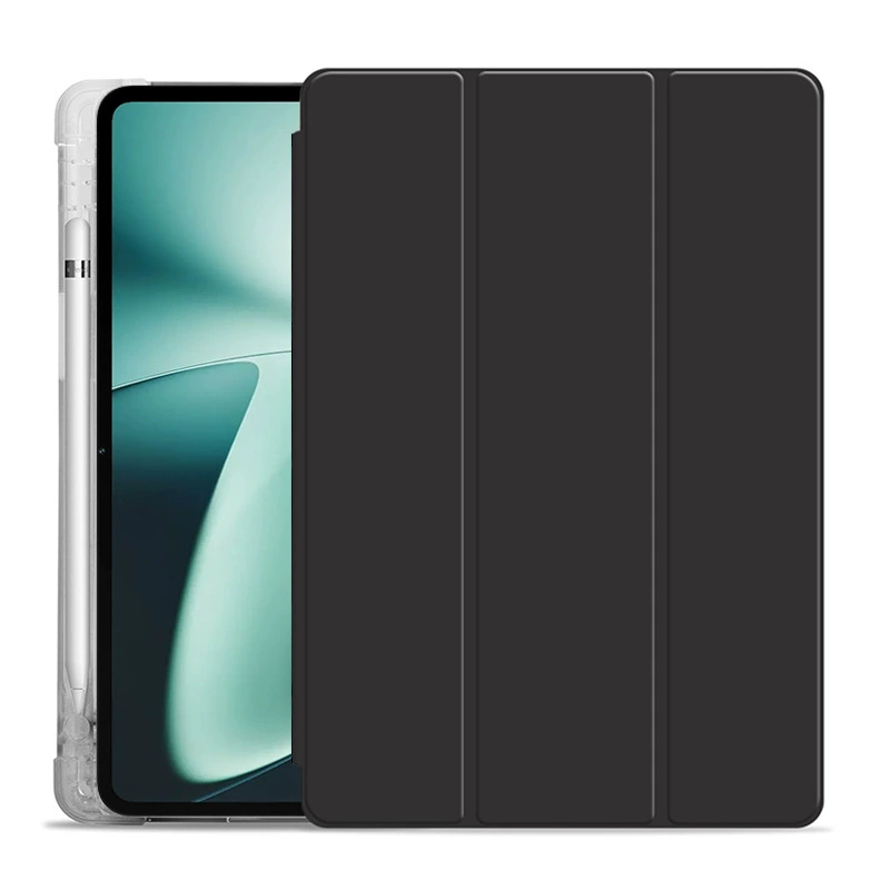 [Совместимый чехол для планшета OnePlus Pad 3 12.1-дюймов, складной с Pencil держателем, противоударный, облегчённый чехол lite]