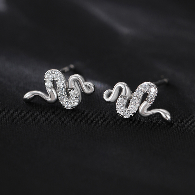 Platinum earrings