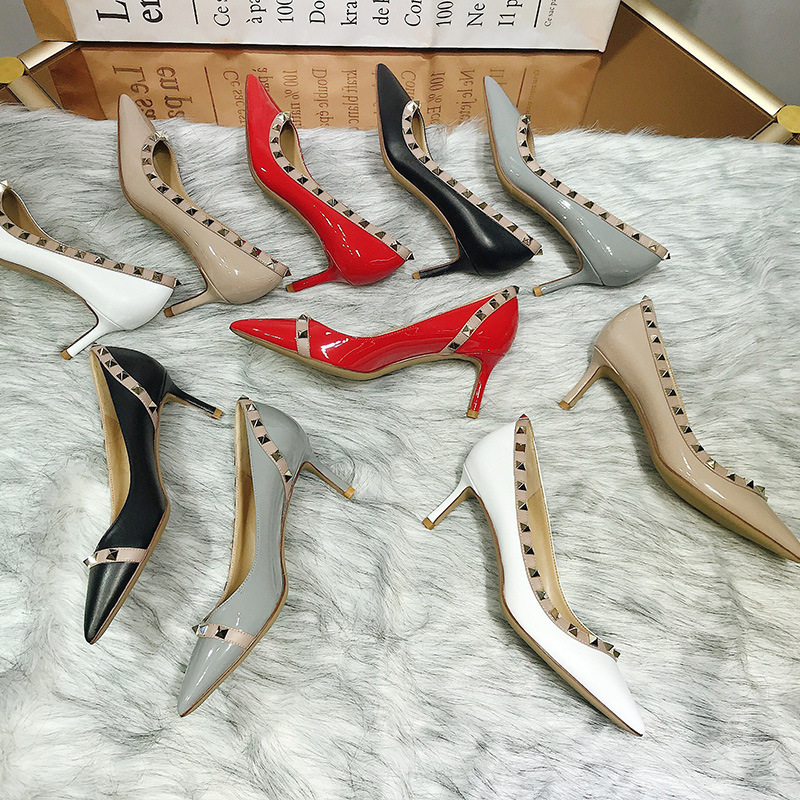 Pointed high heels stiletto heel 2021 au...