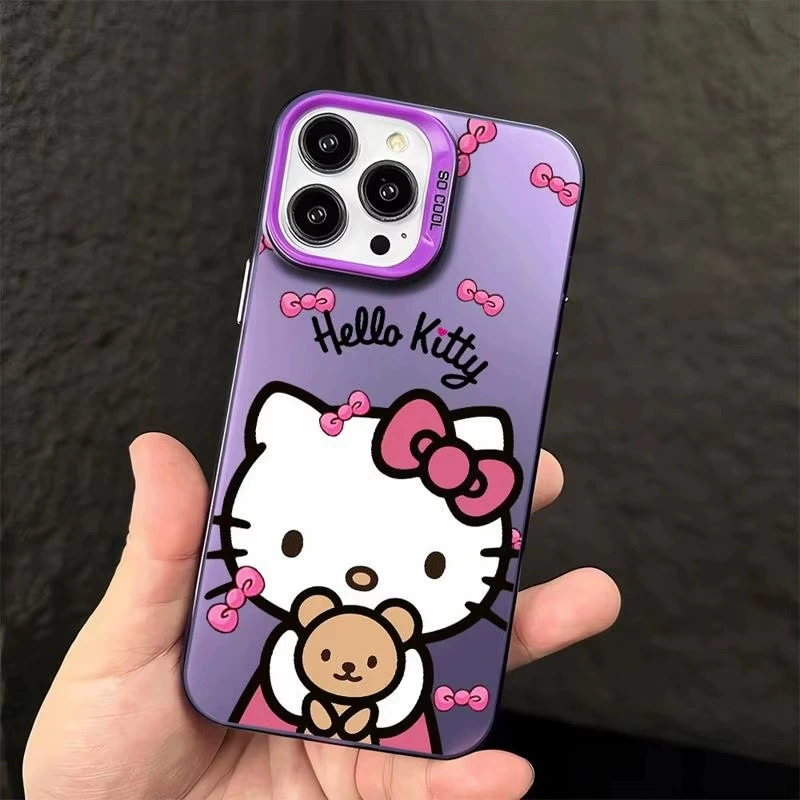 Чехол для телефона (Apple iPhone16 Pro) с принтом Hello Kitty, совместим с iPhone 11 / 13 / 16 Pro, тонкий защитный