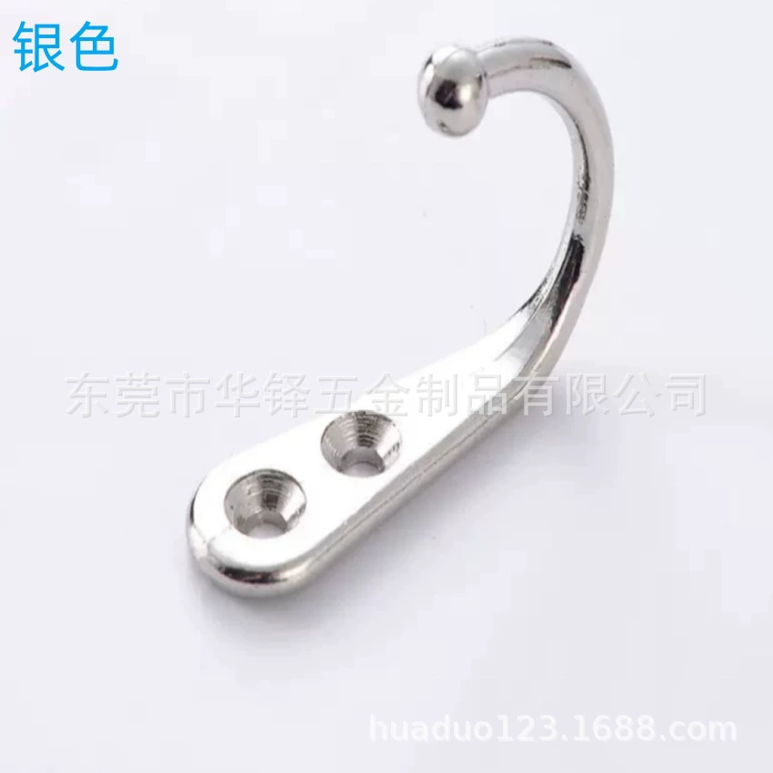 Step into the popular zinc alloy black silver bronze single hook small mini hook spot hook simple coat hook