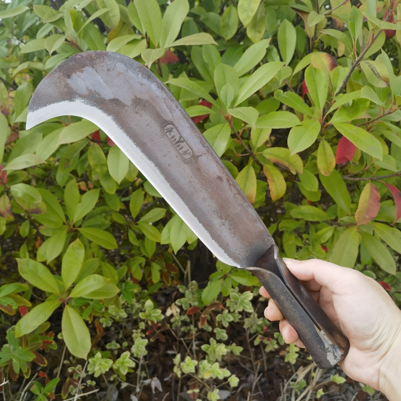 永扩牌汽车弹簧钢锻打柴刀镰刀农用刀具割草砍柴刀劈柴砍树伐木刀