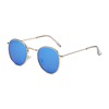 Retro sunglasses suitable for men and women, metal fashionable glasses, Korean style