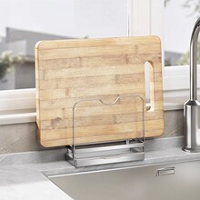 304不锈钢砧板架单格锅盖架案板架菜板架子厨房置物架K-1340