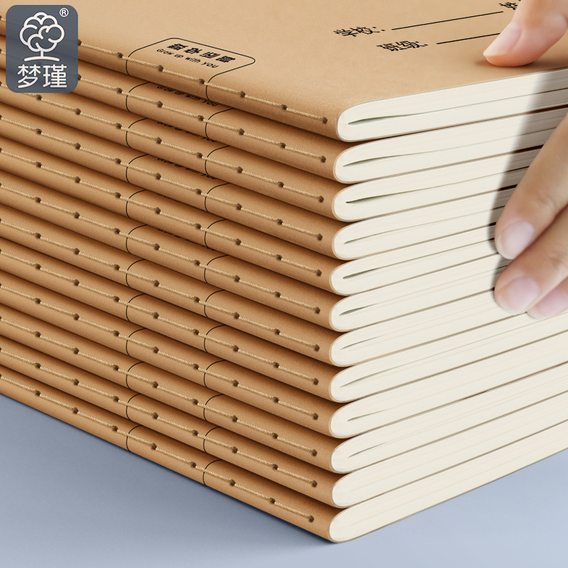 Libro de ejercicios de inglés de posicionamiento engrosado de papel kraft 16k Libro de ejercicios de tercer grado 3-6 estudiantes de secundaria y primaria