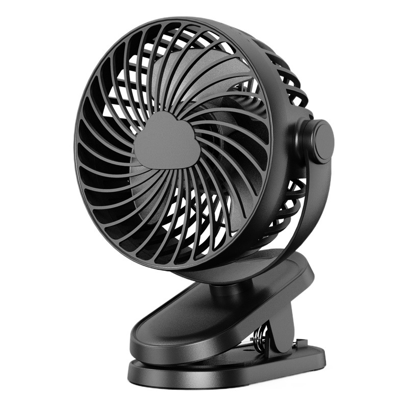 K6 nuevo clip mini ventilador mudo portátil dormitorio cochecito USB doble eléctrico larga resistencia ventilador de escritorio