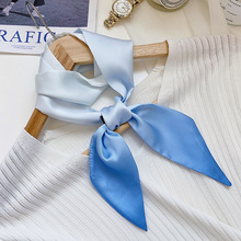 长条丝巾腰带女发带百搭高级感薄款春秋款洋气时尚搭配衬衫丝飘带