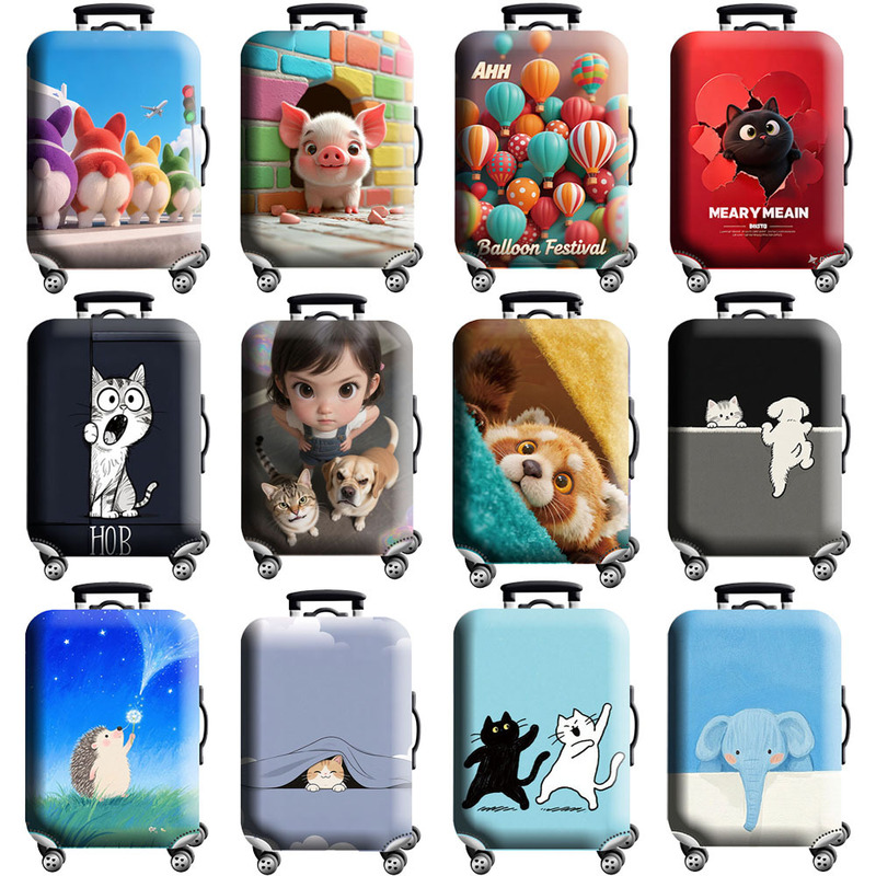 180g Milk Silk Stretch Fabric Suitcase Dust Cover Suitcase Cover Colorful Luggage Cover Russian Bear 180g Milk Silk Stretch Fabric Suitcase Dust Cover Suitcase Cover Colorful Luggage Cover Russian Bear
