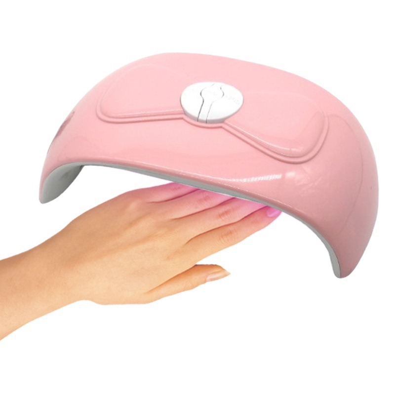 Lámpara de Uñas Mini Portátil de 52W, Lámpara de Fototerapia LED, Máquina de Fototerapia de Uñas con Diseño de Lazo, Lámpara UV para Curado de Uñas, Venta al Por Mayor