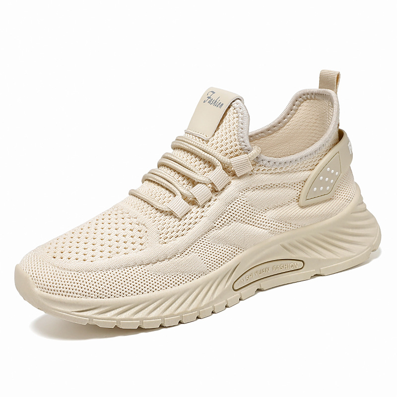 Zapatos de mujer, zapatillas deportivas transpirables de primavera hechas a medida con tejido Flyknit, zapatillas para correr con suela blanda y cómoda, zapatillas casuales ligeras y versátiles