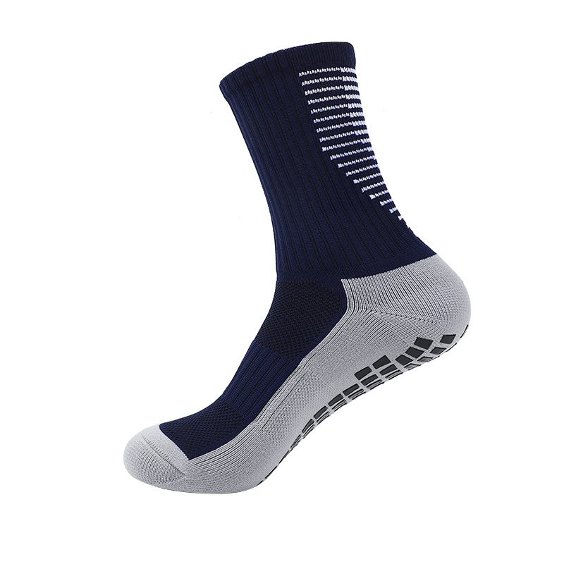 Professional non-slip football socks thick towel bottom in the tube dot men's and women's sports socks basketball socks_voghion.com