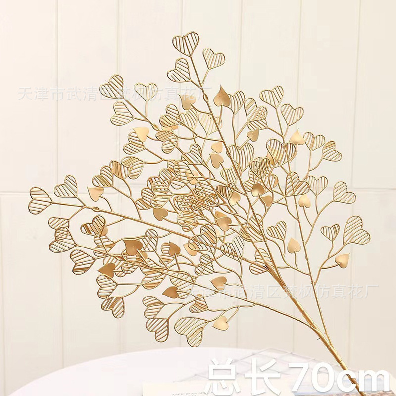 金系新年夜花シミュレーション花福桶置物赤果泡発財果尤加利金葉装飾|undefined