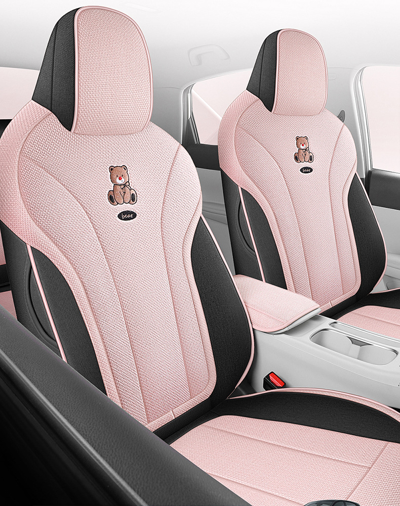 Geely Star Wish Seat Cover Special Full Surrounding Linen Breathable Cushion Seat Cover Car Interior Four Seasons Decoration Car Supplies