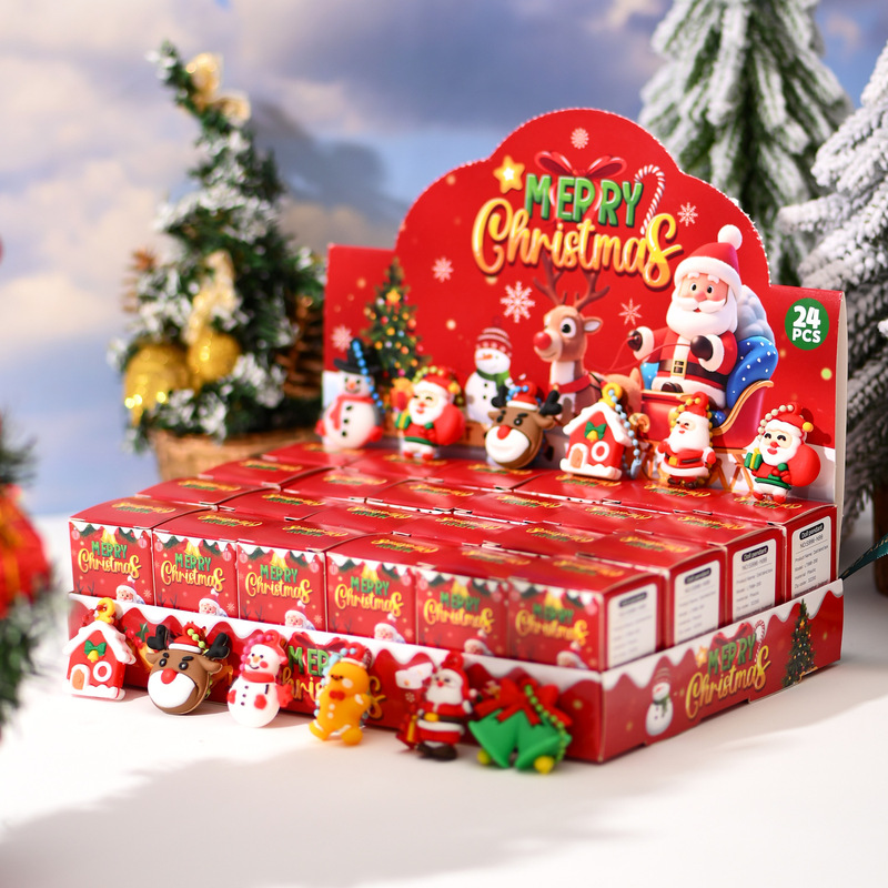 Brand New Christmas Gift Blind Box 24 Small Boxes Santa Claus Series Exquisite Pendant Doll Small Gifts for Boys and Girls Brand New Christmas Gift Blind Box 24 Small Boxes Santa Claus Series Exquisite Pendant Doll Small Gifts for Boys and Girls