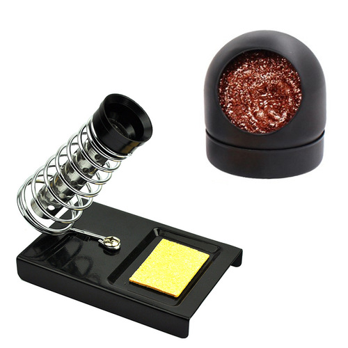 Soldering iron stand copper wire seat cleaning soldering iron tip electric soldering iron tip cleaning solder auxiliary work electric soldering iron placement table