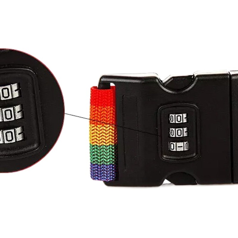 Factory direct luggage strap packing belt suitcase strap password belt reinforcement belt seat belt spot