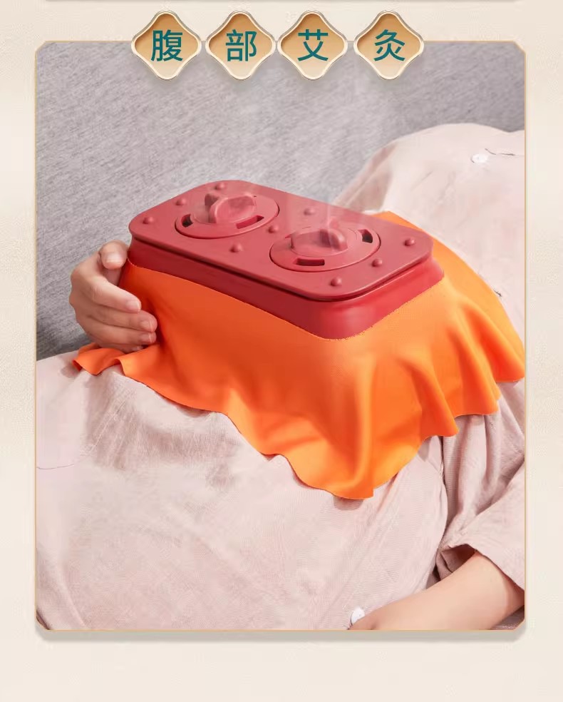 Extra Large Moxibustion Box for Chest and Breast with 60 Moxa Sticks Home Use specifications