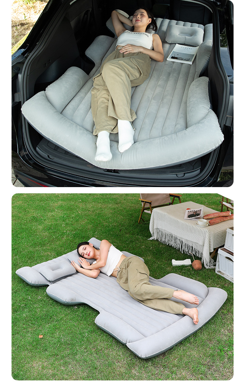 Factory in stock SUV trunk car inflatable bed travel trunk car inflatable bed foldable inflatable bed
