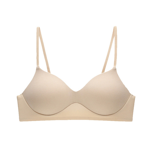 Zhiqu One-piece Modal Underwear Women's Thin Bra Small Breast Gathering No Wires Breathable Seamless Girls Bra