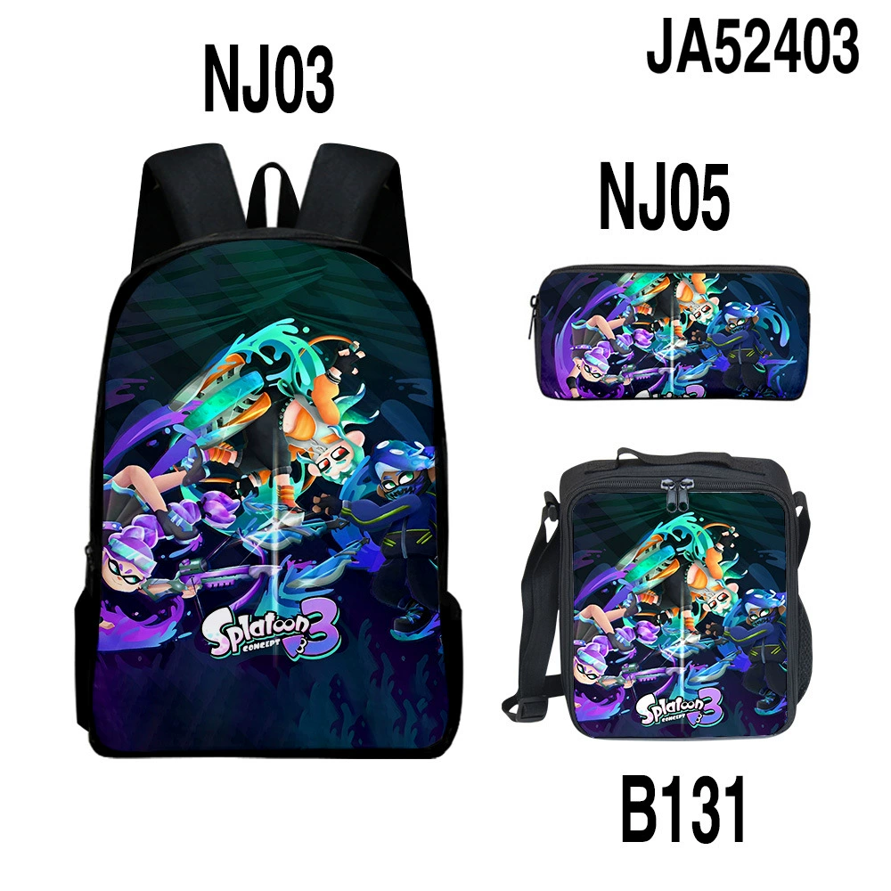 (Cross-border trading), set, backpack, children's school bag, pencil case, 2023, new collection, 3 piece set