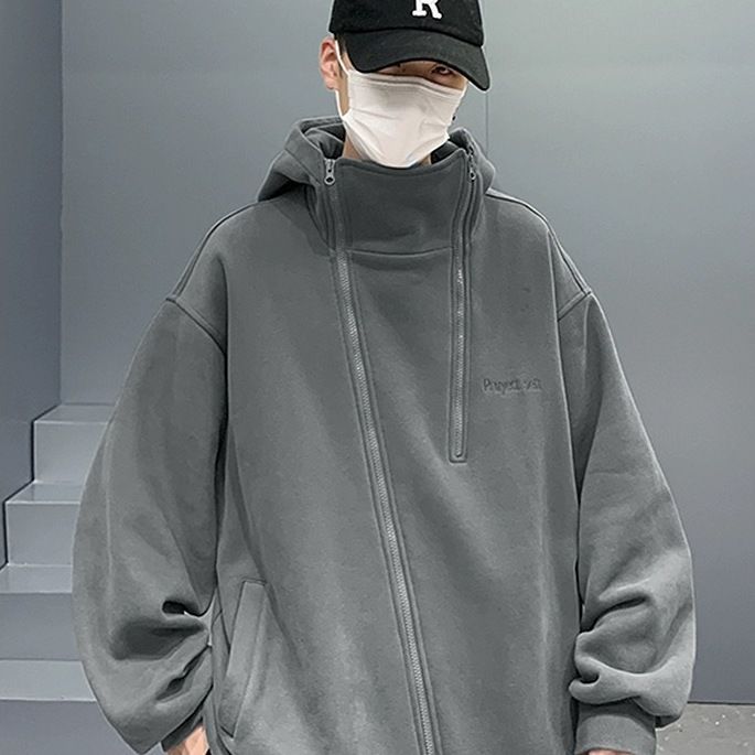 926 더블 체인 스웨터 그레이