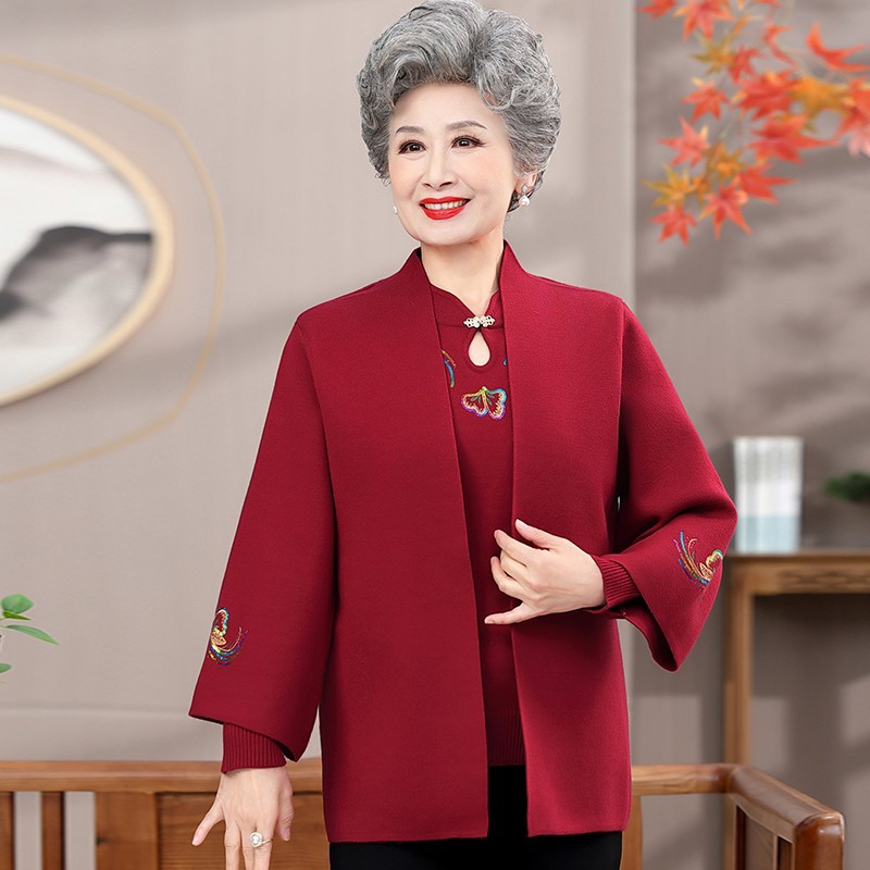 E6040 1250K ĐỒ BỘ NỮ TAIRYA ÁO LEN CẢ BỘ 2 MÓN MÙA XUÂN THU ĐÔNG TRUNG NIÊN THỜI TRANG NỮ G04 SẢN PHẨM MỚI