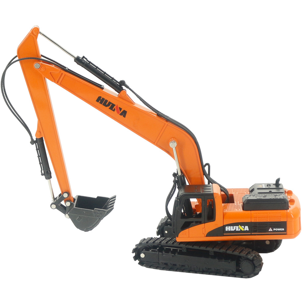 Huina juguete 1:50 aleación estática modelo de construcción coche vehículo de ingeniería para niños juguete excavadora bulldozer regalo