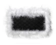 Decoration Accessory Camellia Flower with Rhinestones | Anti-slip mat - 26mm-square-feather-pad