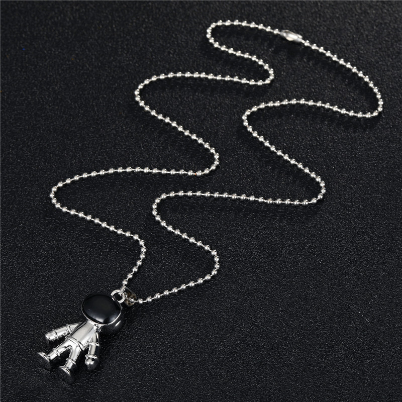 Fashion Bear Spaceman Alloy Necklace Wholesale display picture 2