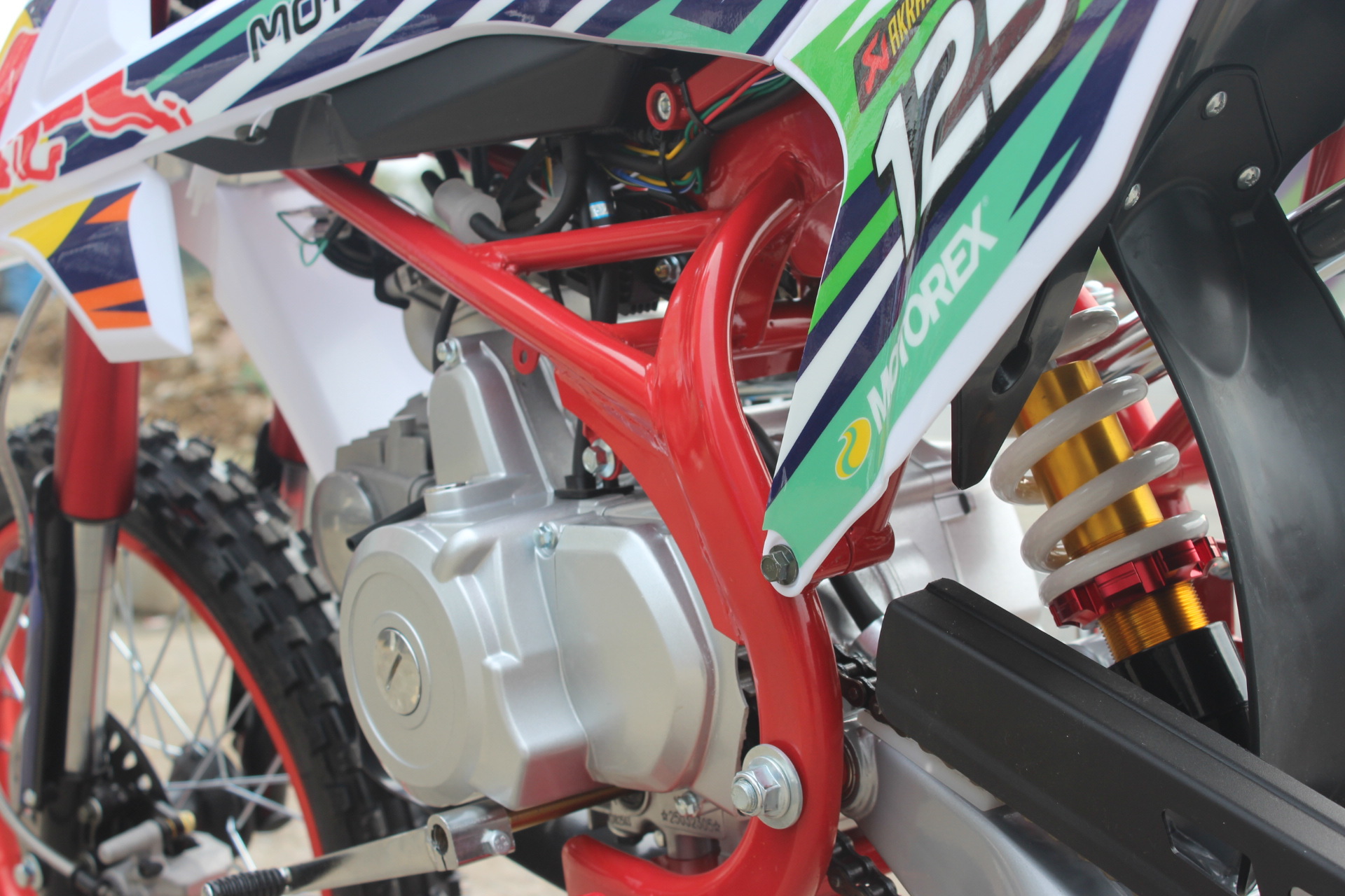 Foreign Trade Export 125Cc Large Off-Road Motorcycle, Brand New High-Specification Mountain Racing Two-Wheeled Off-Road Racing Bike
