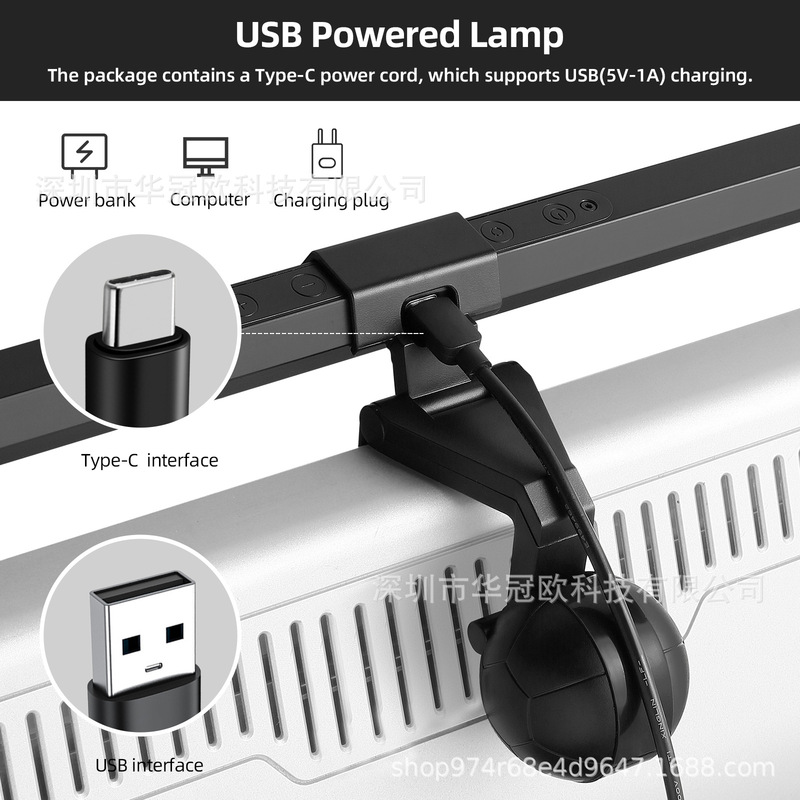 Cross-Border Popular Computer Screen Hanging Lamp Upgraded Version Desktop Screen Eye Protection Lamp Smart Desk Lamp Notebook Universal Cross-Border Popular Computer Screen Hanging Lamp Upgraded Version Desktop Screen Eye Protection Lamp Smart Desk Lamp Notebook Universal