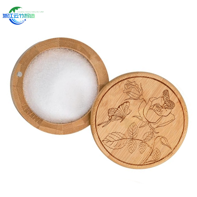 Amazon bambú sal tarro cocina suministros condimento tarro botella láser cruz-frontera giratoria condimento tarro especia rack