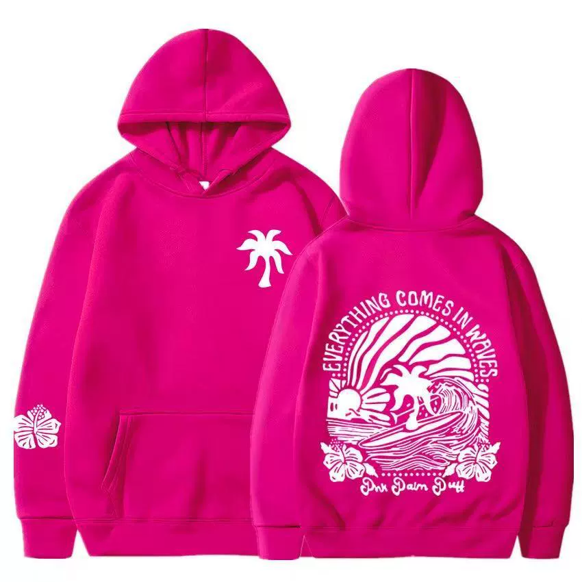 2025 новый европейский код женский рукав с наплечным рукавом куртка Chasing Sunsets свитер с принтом